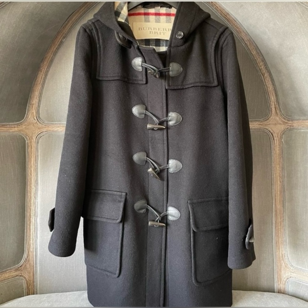 Men’s Long Hooded Wool Coat